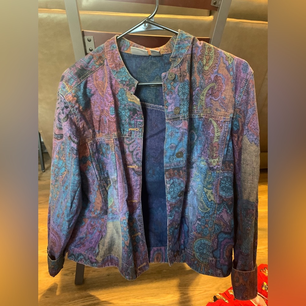 Vintage Chico’s Paisley jacket